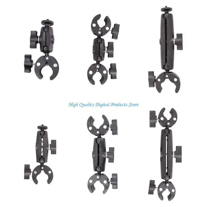 

U2JE Shockproof Double Head Flexible Adjustment Bike Camera Mount For Action Cameras