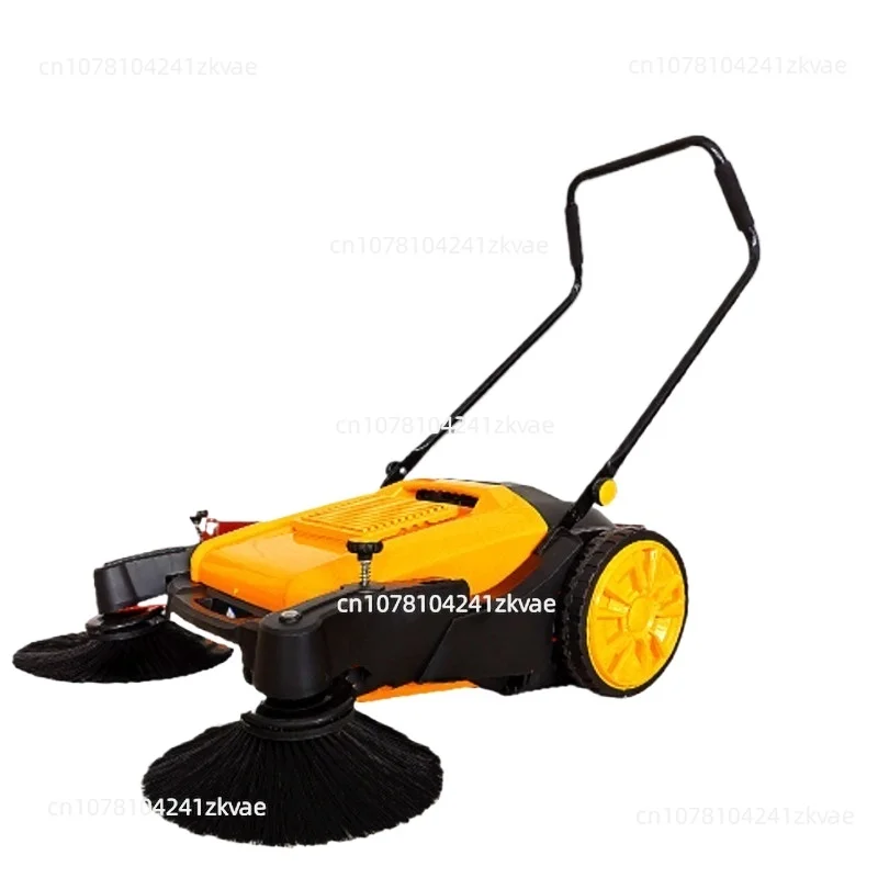 Industrial Hand Push Sweeper Property Factory Workshop Road Industrial Wireless Unpowered Sweeper