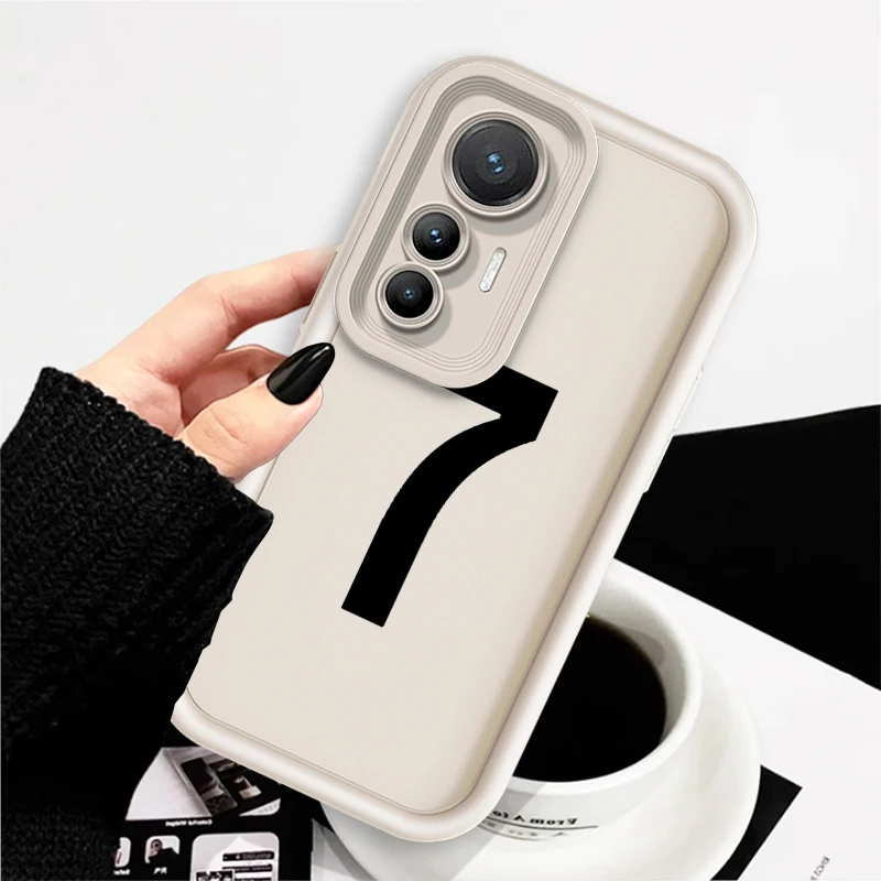 Football Stars No.7 Cool Art Eye Ladder For Xiaomi MI 14 12T 11 Lite Poco M3 X5 X4 F5 F4 F3 F2 GT Pro 5G Funda Phone Case