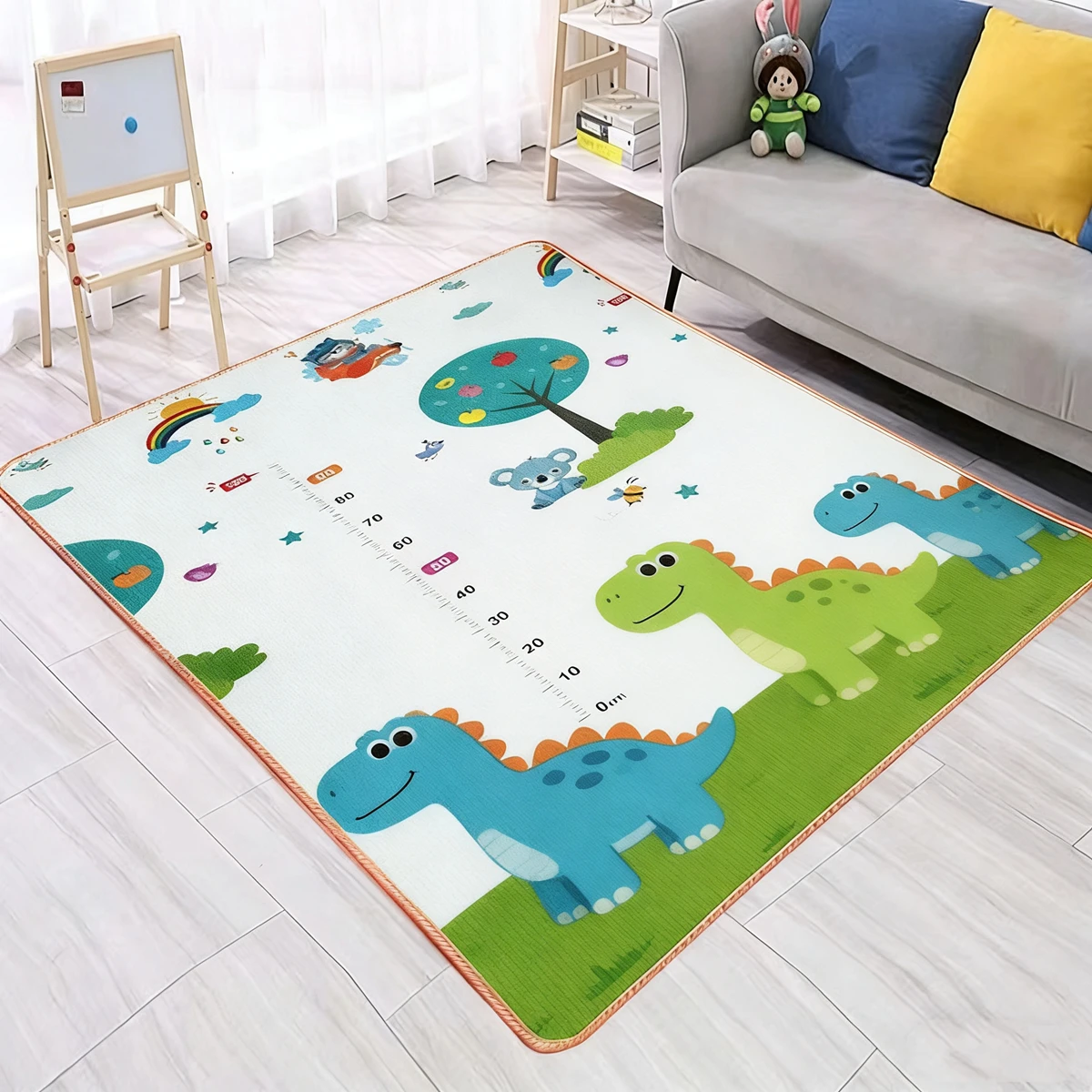 Non-toxic Baby Activity Gym Room Mat Baby Activities Crawling Play Mats Double Sided Pattern EPE Game Mat for Children's Mat Rug