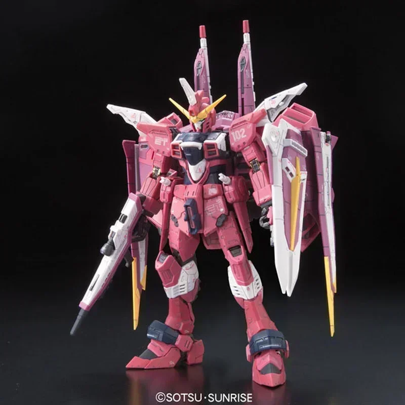 

In Stock Bandai Original Anime Gundam RG 1/144 JUSTICE GUNDAM Assembly Anime Action Figure Model Toys Collection Ornaments Gifts