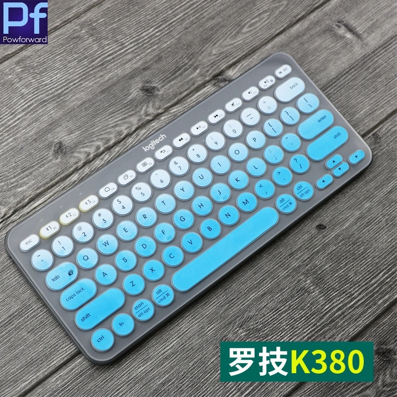 Ultra Thin Silicone Laptop Keyboard Cover Skin Protector for Logitech K380 Keyboard
