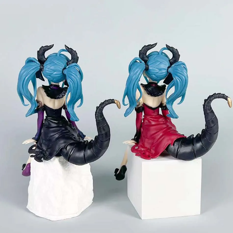 Original Anime Figure FuRyu VOCALOID Hatsune Miku Little Devil Ver. 14cm Cartoon Doll PVC Collection Model Kids Toys Boys Gifts