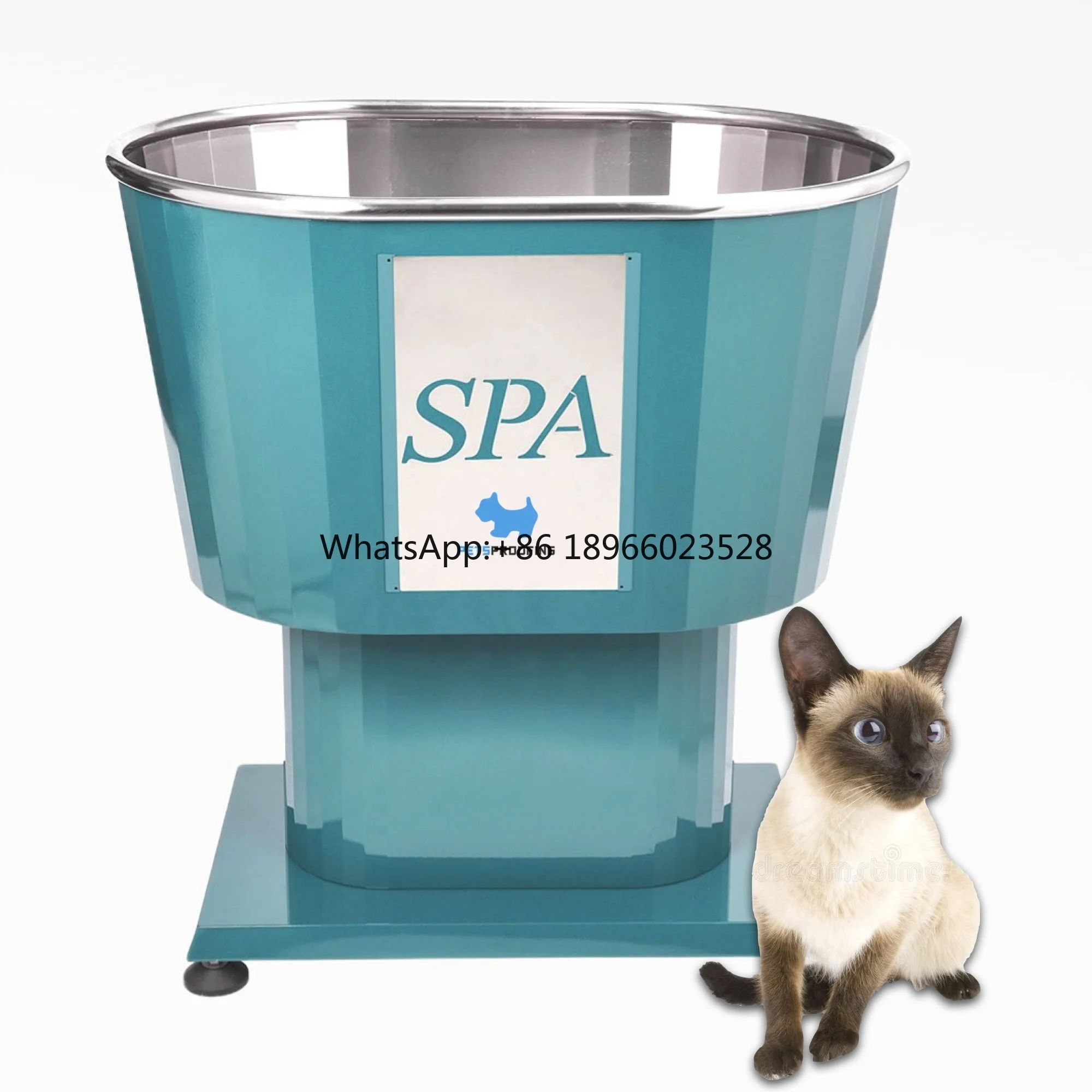 

Petsproofing Automatic Dog Wash Station Anti-skid Multipurpose Collapsible Pet Bathtub For Pet Hospital