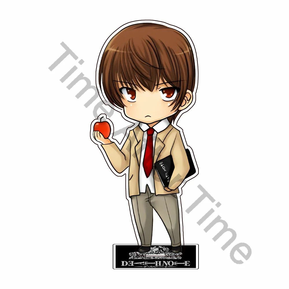 New Anime DEATH NOTE Acrylic Stand Model Figure Cosplay Plate Holder Topper Birthday Fans Christmas Desk Decor Plate Gift