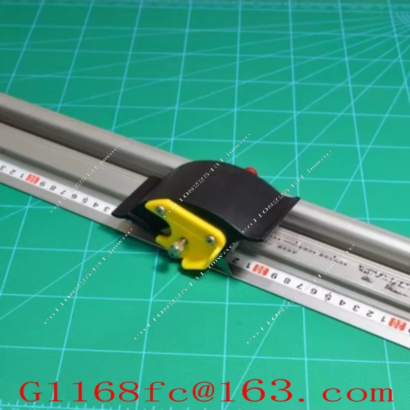 Sliding Board Cutting Ruler, Aluminum Alloy Straight Ruler, Anti Slip Tape Ruler