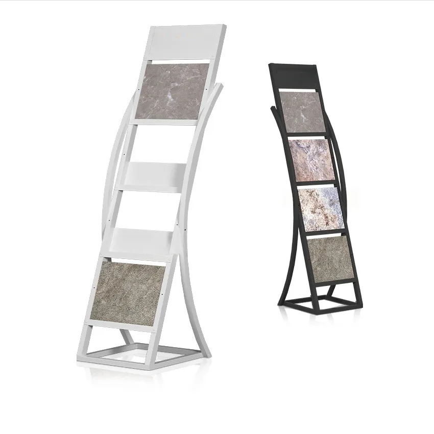 Modern Metal Floor Display Rack for Advertising Customized Color & Size Eco-friendly Retail Stand with Easy Assembly