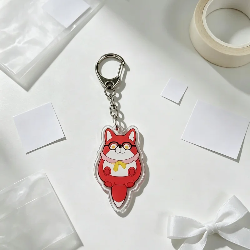 Love and Deepspace Valko Acrylic Keychain Cute Werewolf Chibi Double-Sided Anime Game Pendant Bag Charm Gift for Fans