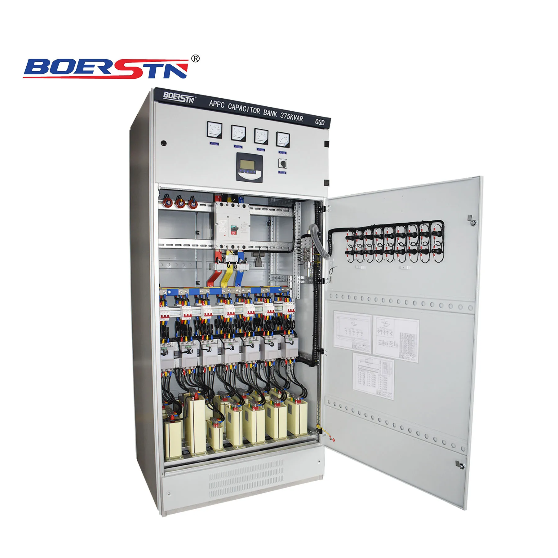 415V 375kVAR Automatic Power Factor Correction Panel (APFC) | Low Voltage Capacitor Bank