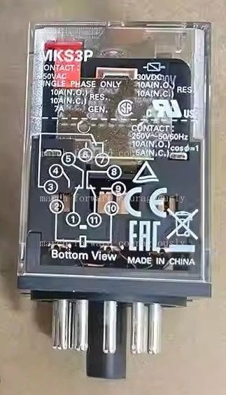 

Оригинальное промежуточное реле Omron MKS2P MKS3P DC 6V/12V/DC 24V/AC 110V/AC 220V