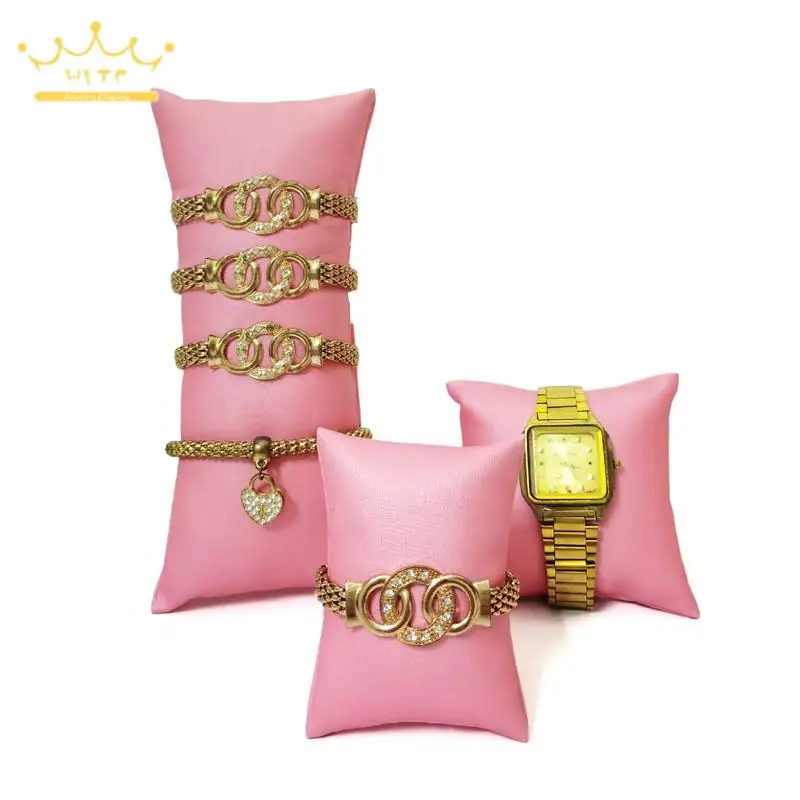 Watch Holder Jewelry Pillow Necklace Holder Bracelet Organizer Watches Display Stand Bangle Rack