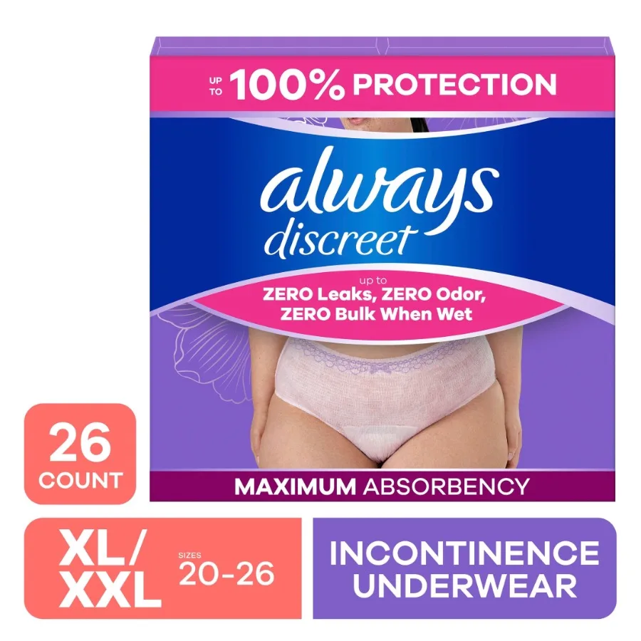 

- Adult Diapers for Women Size XL/XXL, 26 Count​