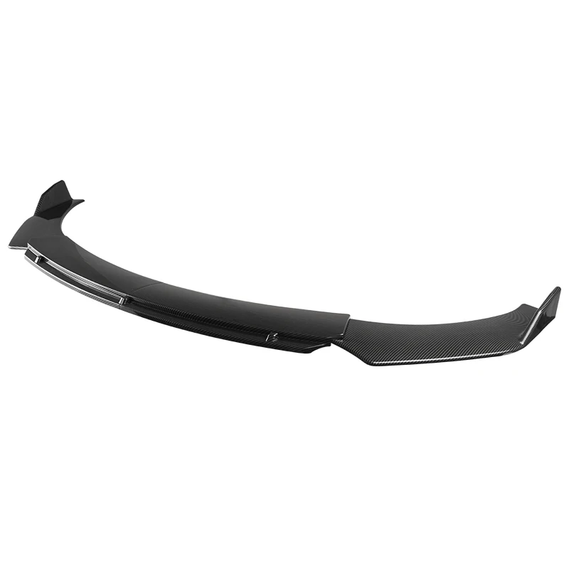 Accessori per auto paraurti anteriore universale per auto Kit corpo Spoiler Splitter diffusore 4 pezzi Splitter in fibra di carbonio bianco plastica