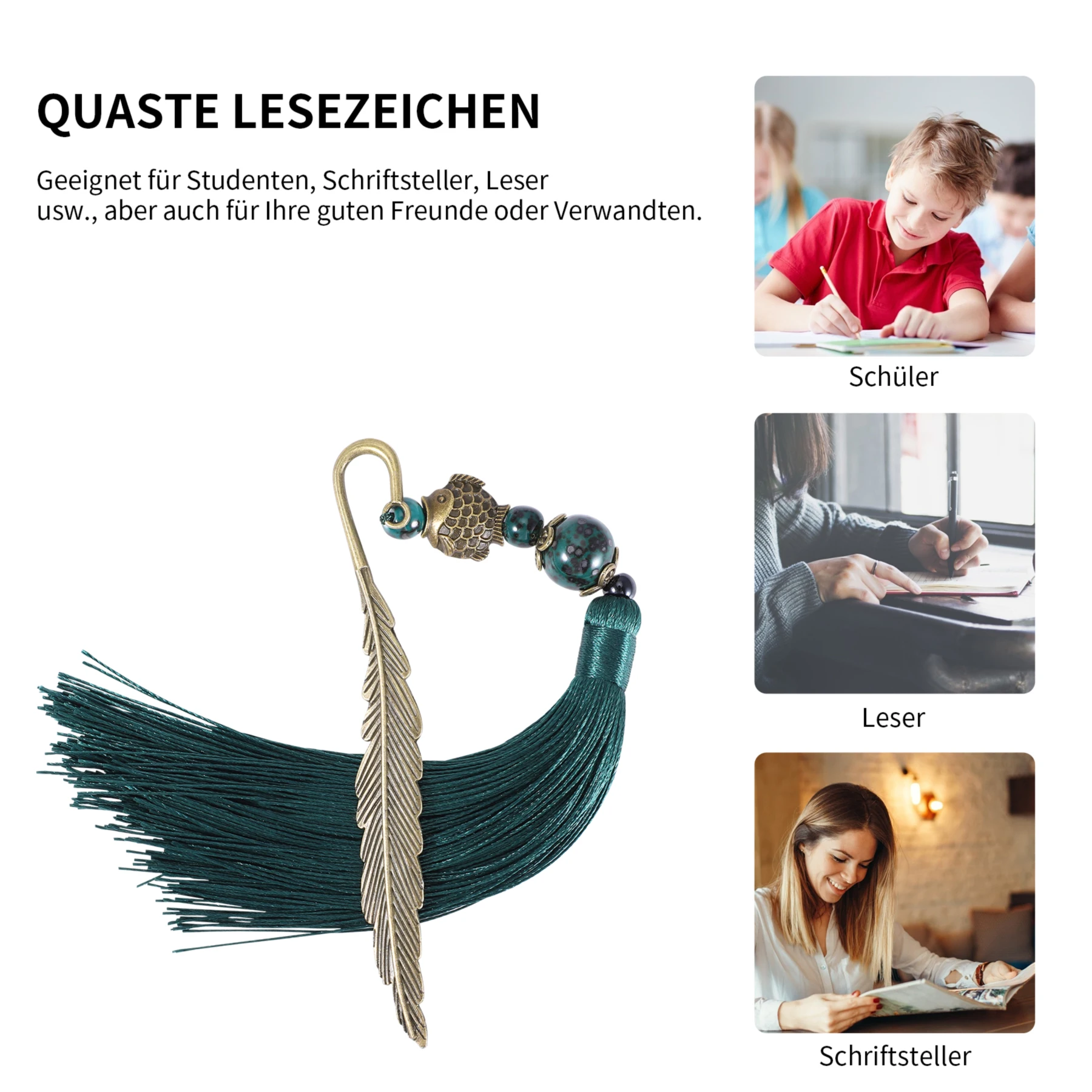 Винтажная Классическая Длинная кисточка, закладка в китайском стиле, подарок, металлические закладки для книг, школьные принадлежности для учеников