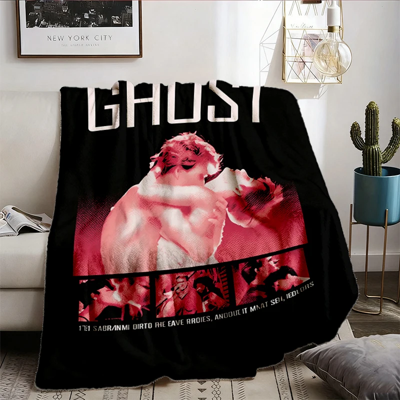 Ghost 1990 Cozy Blanket, Patrick Swayze Romance, Whoopi Goldberg, Supernatural Love Warm Blanket