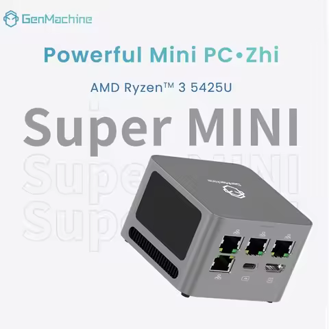 SZBOX AMD Ryzen 3 5425U WIFI6E BT5.2 Up to 4.1Ghz 15W Windows 11 MINI PC LPDDR4X 8GB Desktop Gamer Computer PC