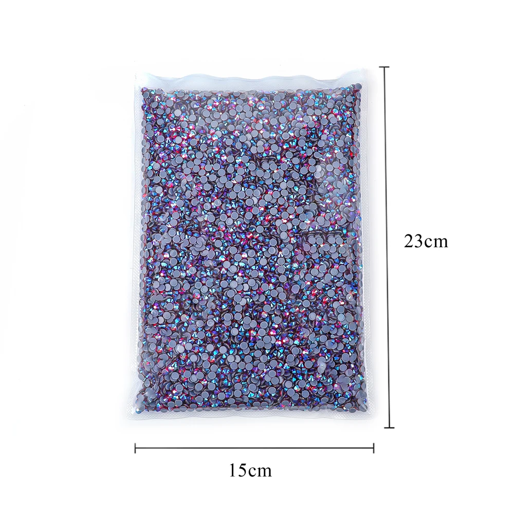 2880Pcs Wholesale SS30 Glitter Crystal  High Quality Better DMC Hotfix Rhinestones AB Colors Hotfix Rhinestone For Clothes