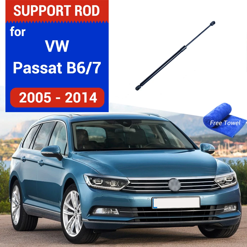 Car Front Exchange Shock Strut Bars for VW Passat B6/B7 2005 2006 2008 2009 2010 2013 2014 Support Hydraulic Rod Accessories