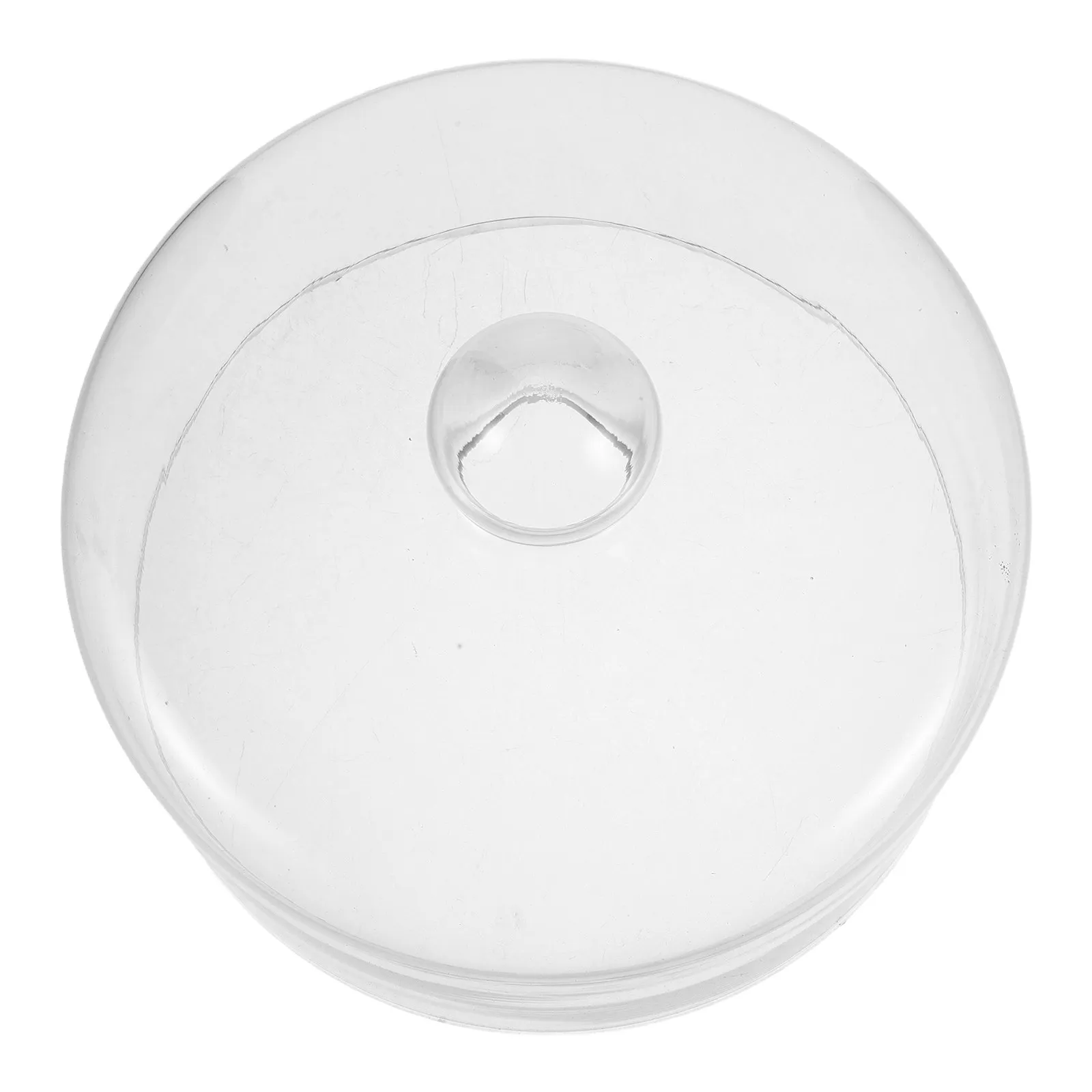 

Microwave Glass Splatter Cover Tall 11 Inch Diameter 7.5 Inch Height Plate Lid Easy Grip Handle Microwave Food Cover Dishwasher