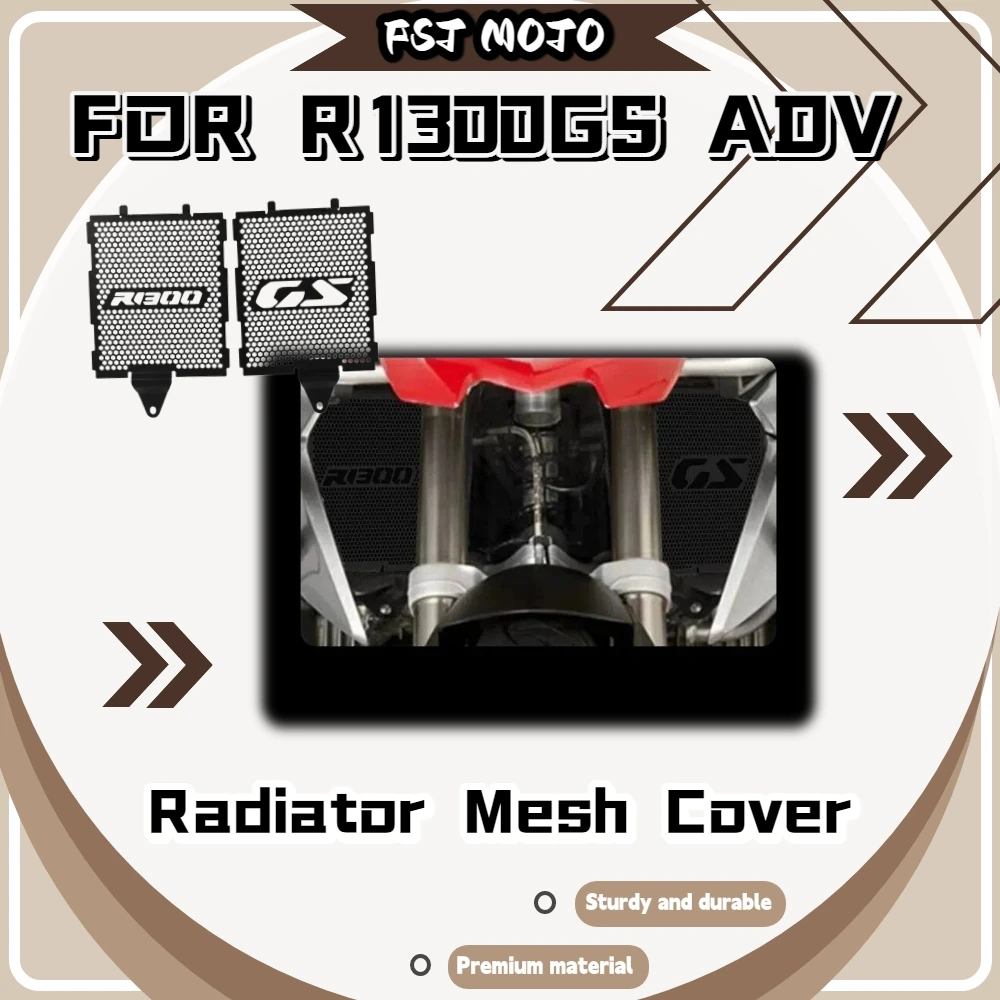 For R1300GS ADV Dedicated Radiator Shield High Flow Mesh Keep Smooth Airflow Avoid Engine Overheating Riding Parts