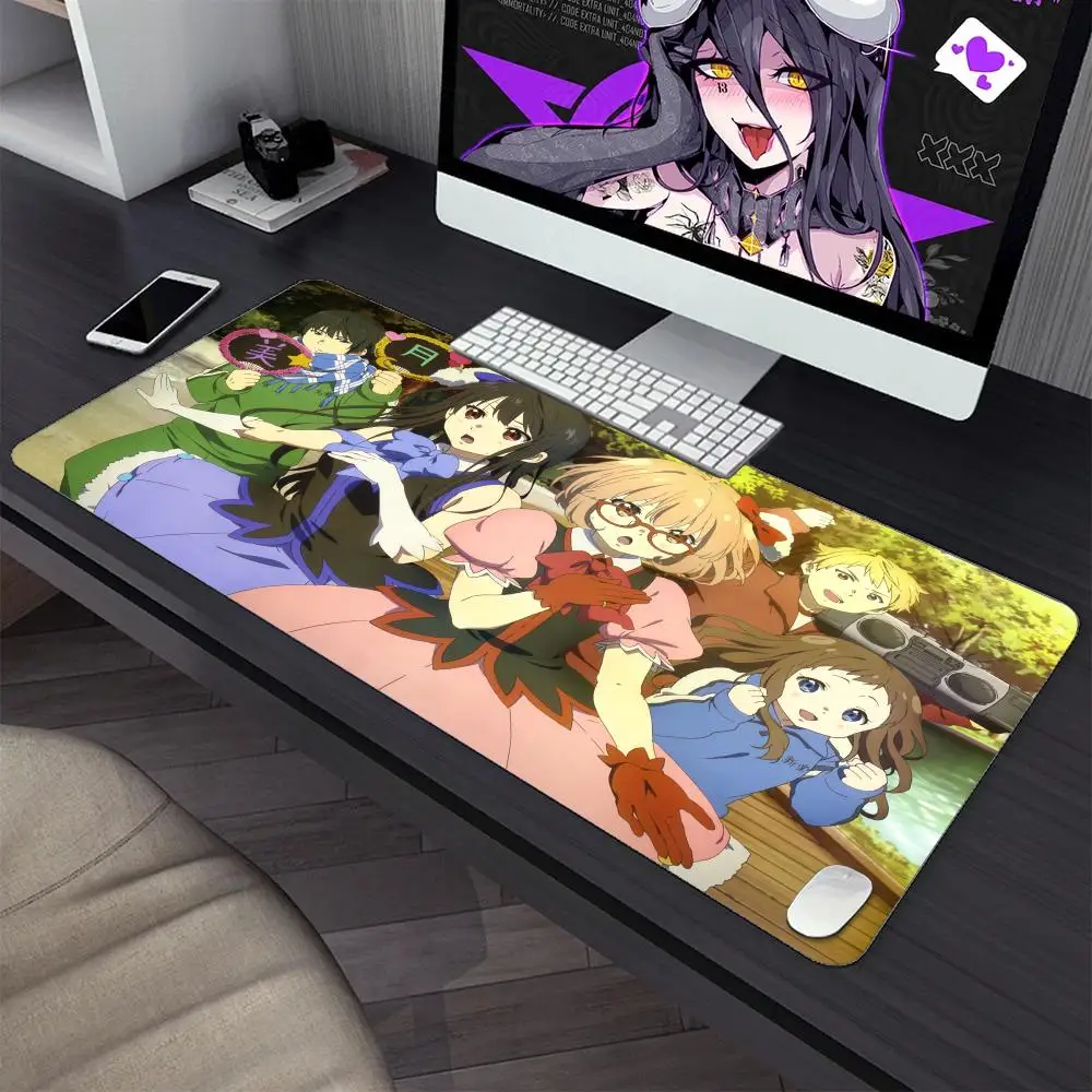 Anime love B-Beyondes The Boundaryes Mouse Pad Razers Rubber Mouse Pad Large Locking Edge Anti-Slip E-Sports Dirty-Resistant Off