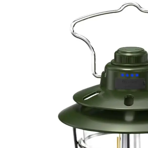 

Vintage LED Camping Lantern USB Rechargeable Stepless Dimming Retro Tent Light With 4000mAh For Outdoor Hiking Accessories