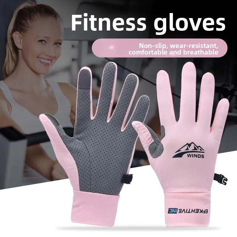 

Fitness Gloves Unisex Training Equipment Anti-Slip Hand Protection Full Finger Design for Pull-Up Bar And Gym Equipment