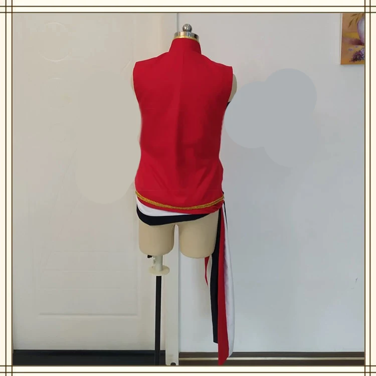 Musical Les Miserables Enjolras Cosplay Red Vest Sash Jacket Costume Performance Uniform Medieval Halloween Carnival Women Men