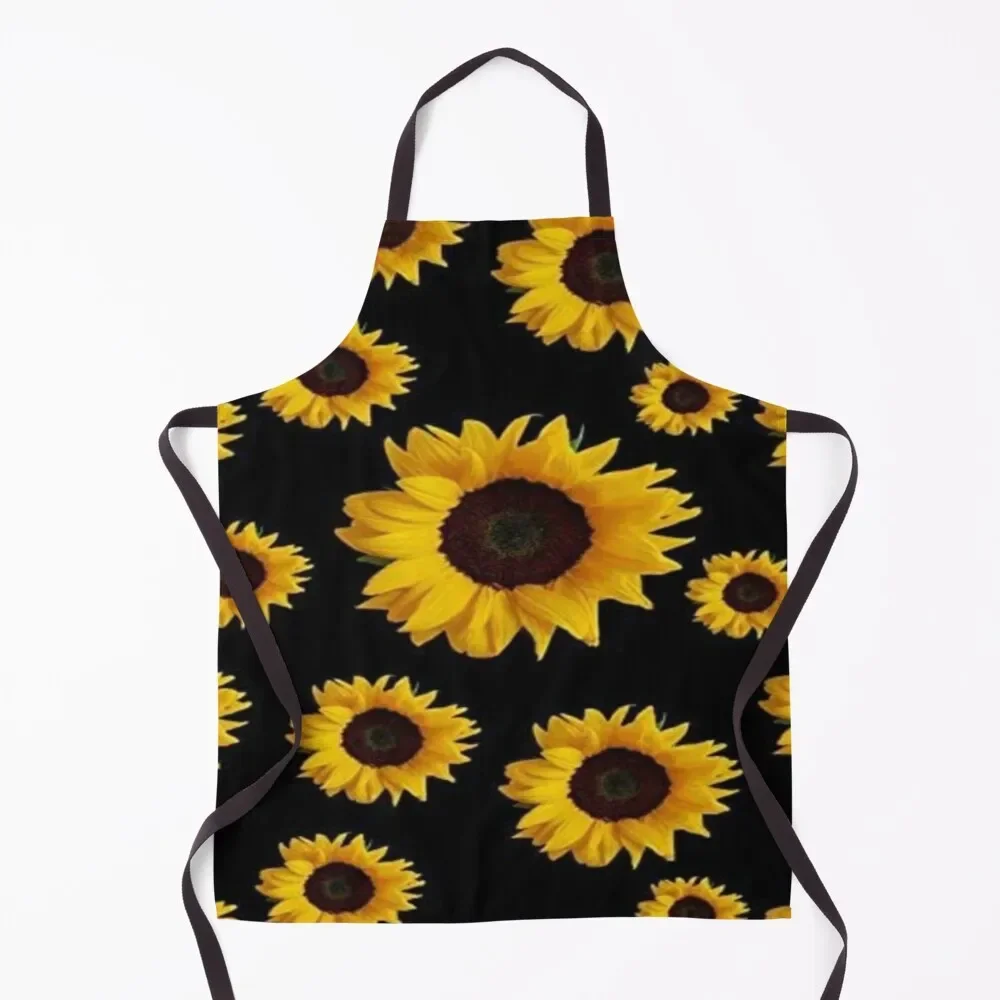 

Sunflower Apron for women halloween Woman Kitchen Home and kitchen products Apron