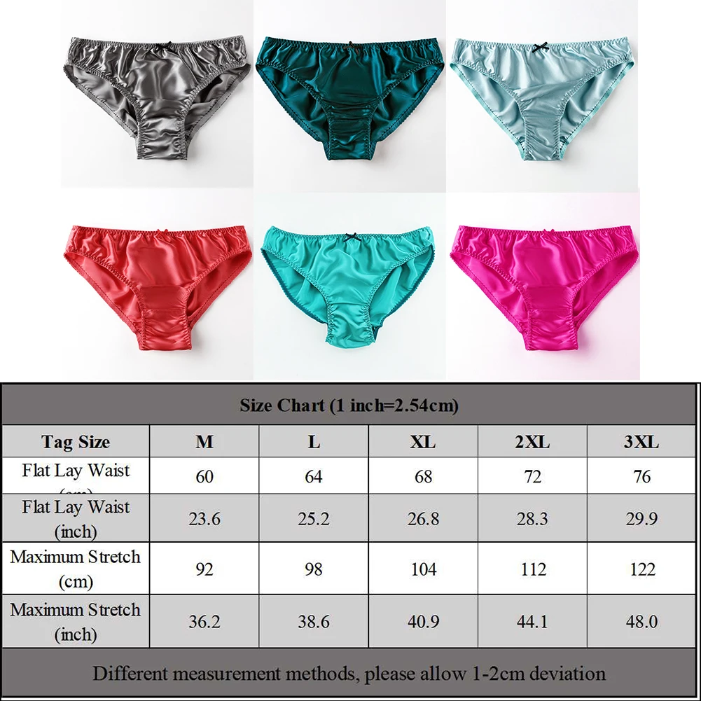 Sexy Real Silk Women\'s Underwear Seamless Panties Female Briefs Ladies Comfortable Lingerie Mid-Waist Undershorts Summer