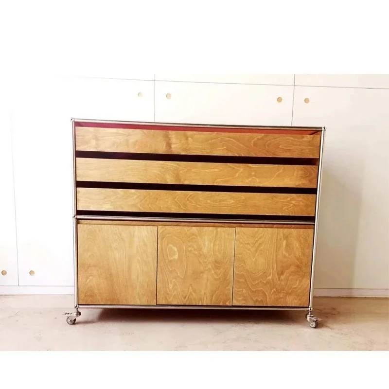 dining side cabinet, living room bedroom locker, light luxury bedside table 2
