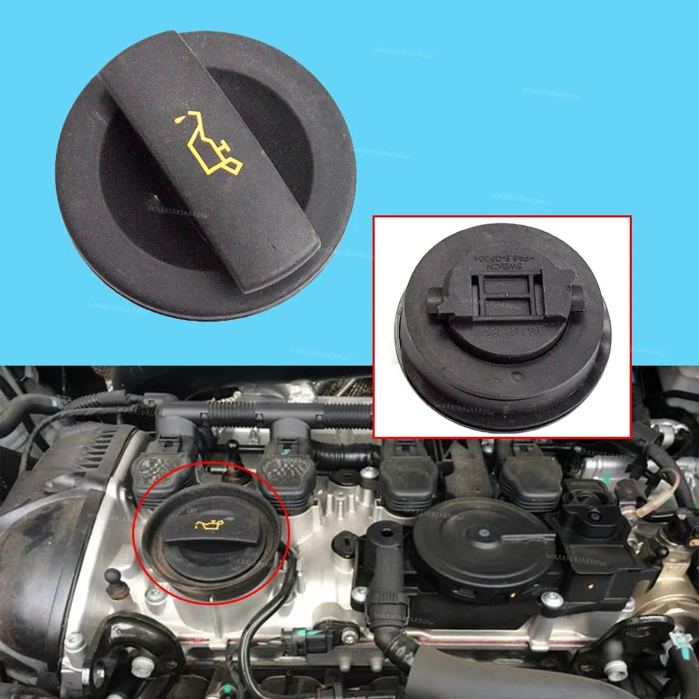 Engine Oil Filler Cover Lid Cap 06C103485N 06C103485 For A4 2.0 3.0 3.2 A4 A6 A7 Q5 For EOS Golf Passat B6