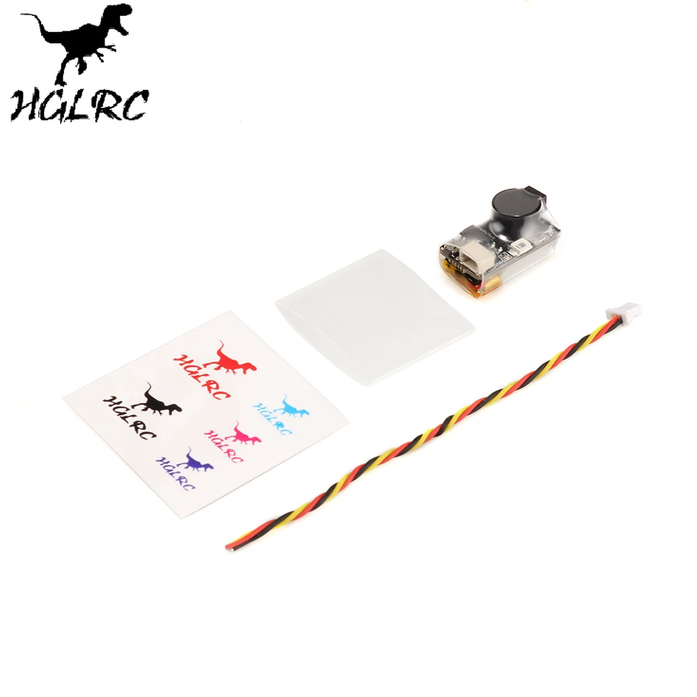 

HGLRC Soter FPV Drone Buzzer 100DB LED Built-in Battery 22X12X12mm for RC Model Airplane FPV Racing Drones DIY Parts HGLRC Soter