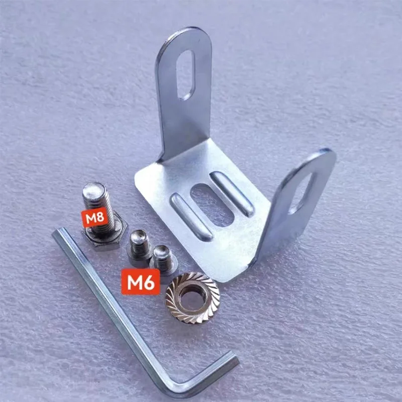 Suitable For Electric Vehicle And Motorcycle LED Headlight Bracket External Spotlight Fixing Bracket Base M6 Bottom Hole M8