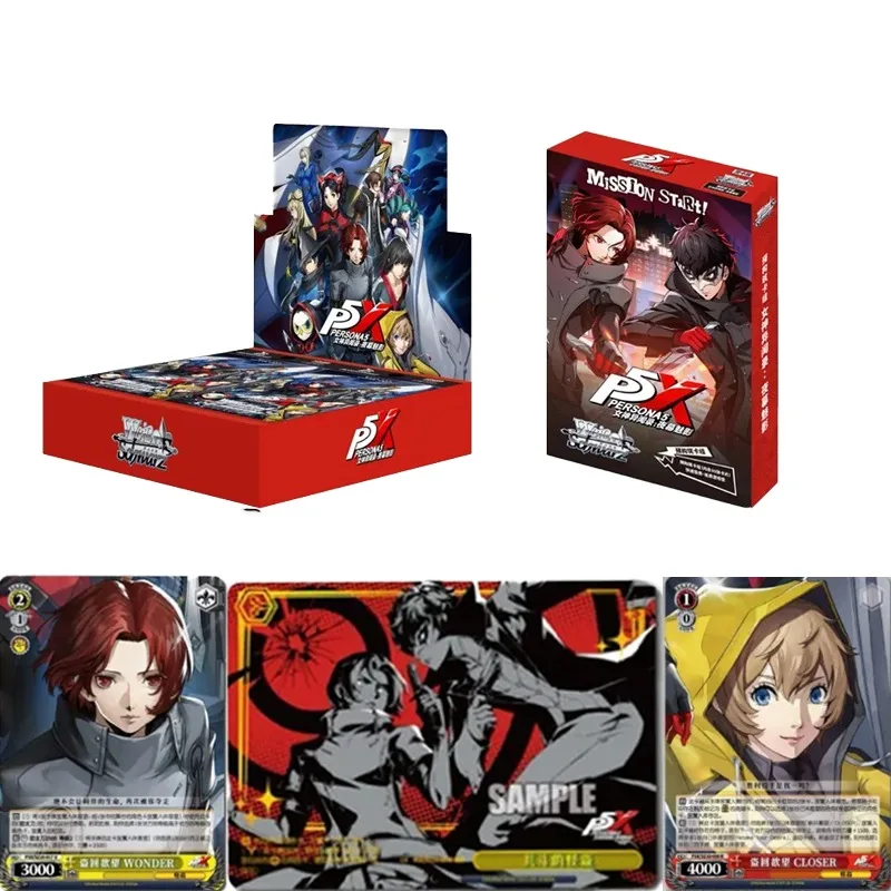 Persona 5 Card The Phantom X Booster Pack Genuine Simplified Chinese Version Pre-construction Deck‌ Collection Cards Toys Gifts
