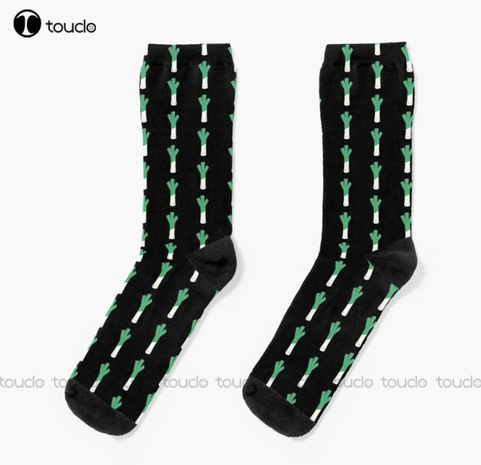 

A Leek Alone Socks Cow Socks Christmas Fashion New Year Gift Unisex Adult Teen Youth Socks 360° Digital Print Hd High Quality