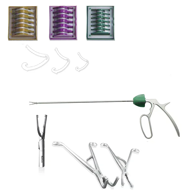 Plastic Laparoscopic Polymer Ligation Clips Hemolok Clips Endoscopy Surgery Surgical Vascular Clips  Tools