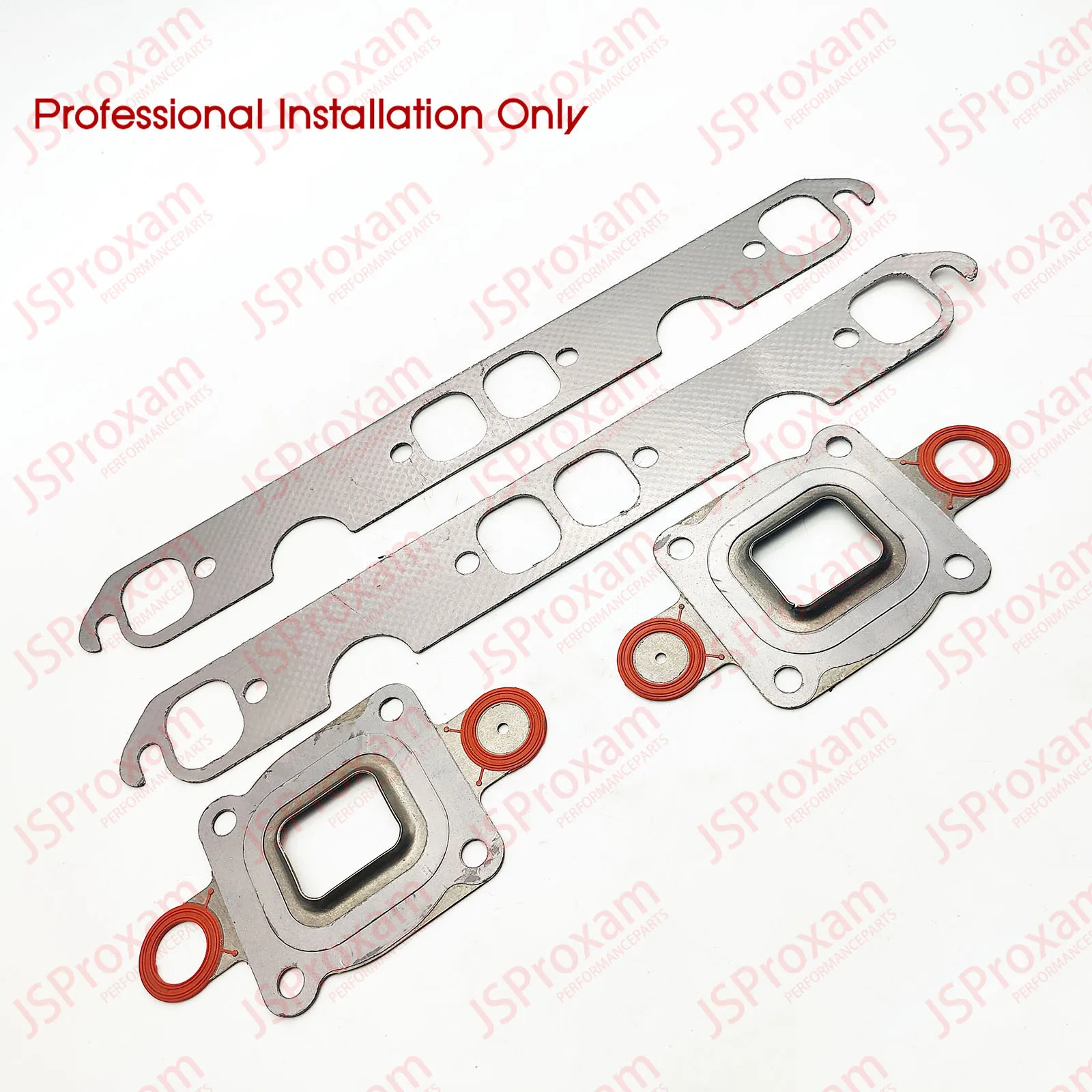 2PCS 27-864850A02 Replaces Fit For MerCruiser 5.0 5.7 L 350 Exhaust manifold Elbow Riser Gasket Dry Joint 2002