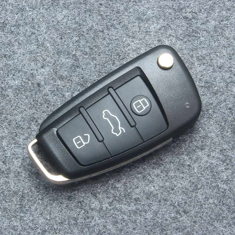 Car Key Conversion Case Remote Control 3 Buttons Remote Control For Audi A2 A3 A4 A6 A6L A8 S5 Q7 TT A3 (8P1) 2006 2007 HAA HU66