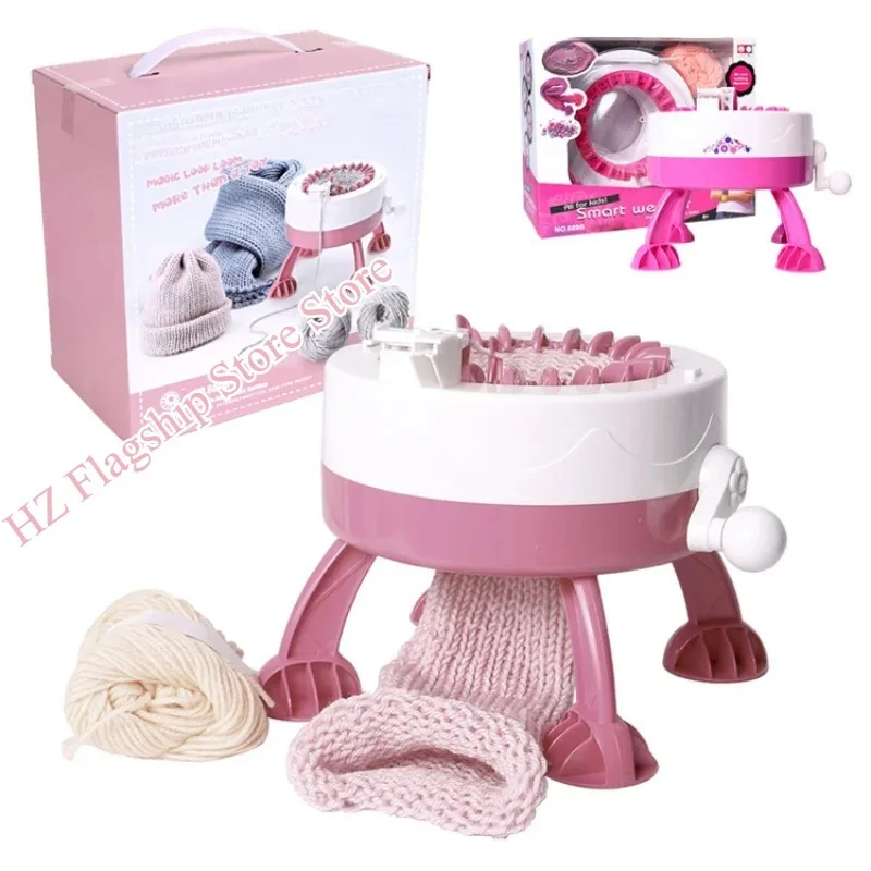 

22/40/48 Needle Children DIY Hand Knitting Machine Baby Sweater Hat Scarf Making Machine Birthday Gift Toy