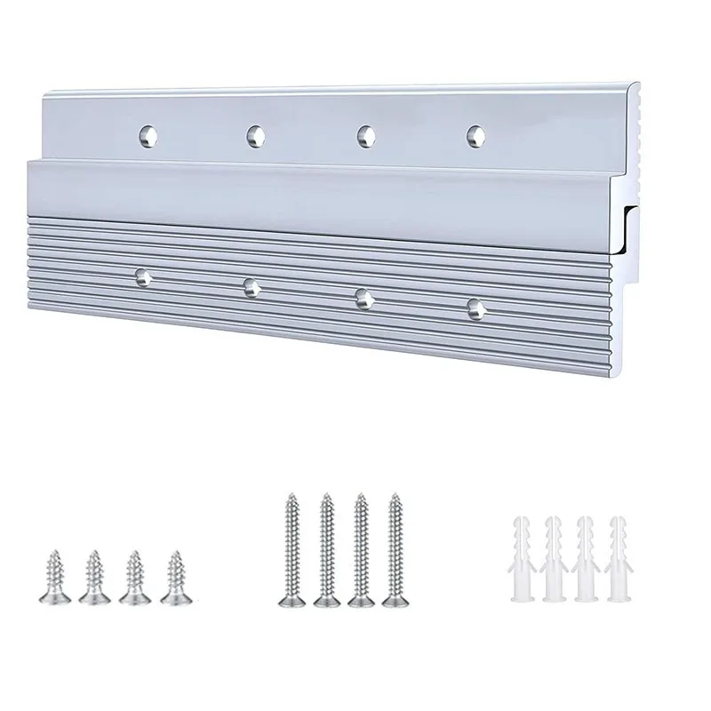 Manufacturer spot French anti-skid stud photo frame hanging piece aluminum Z-clip 152mm interlocking wall bracket