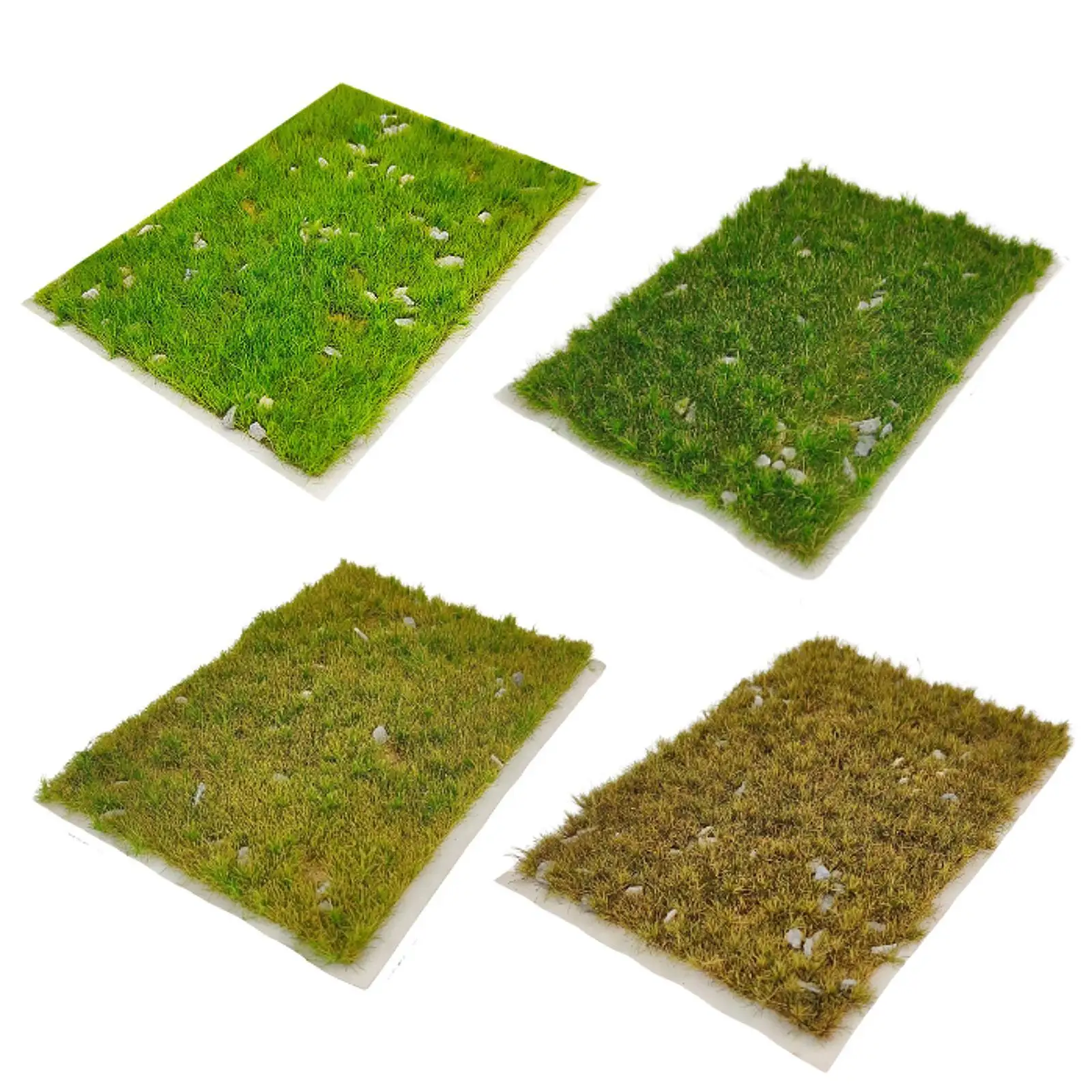 Statics Grass Tuft Model Artificial Grass Fairy Garden Turf Gaming Terrain