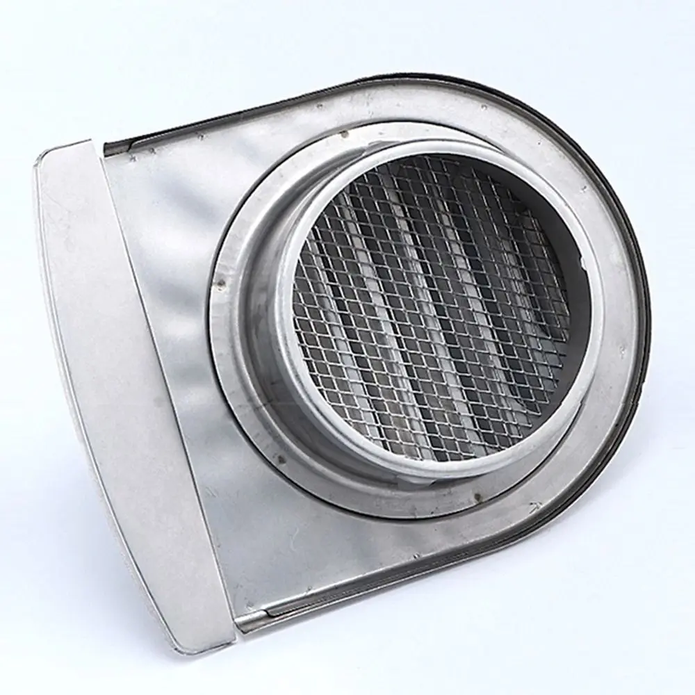 100/150mm Exterior Wall Air Vent Air Circulation Prevent Pest Vents Waterproof Cap Stainless Steel Anti-bird And Rat