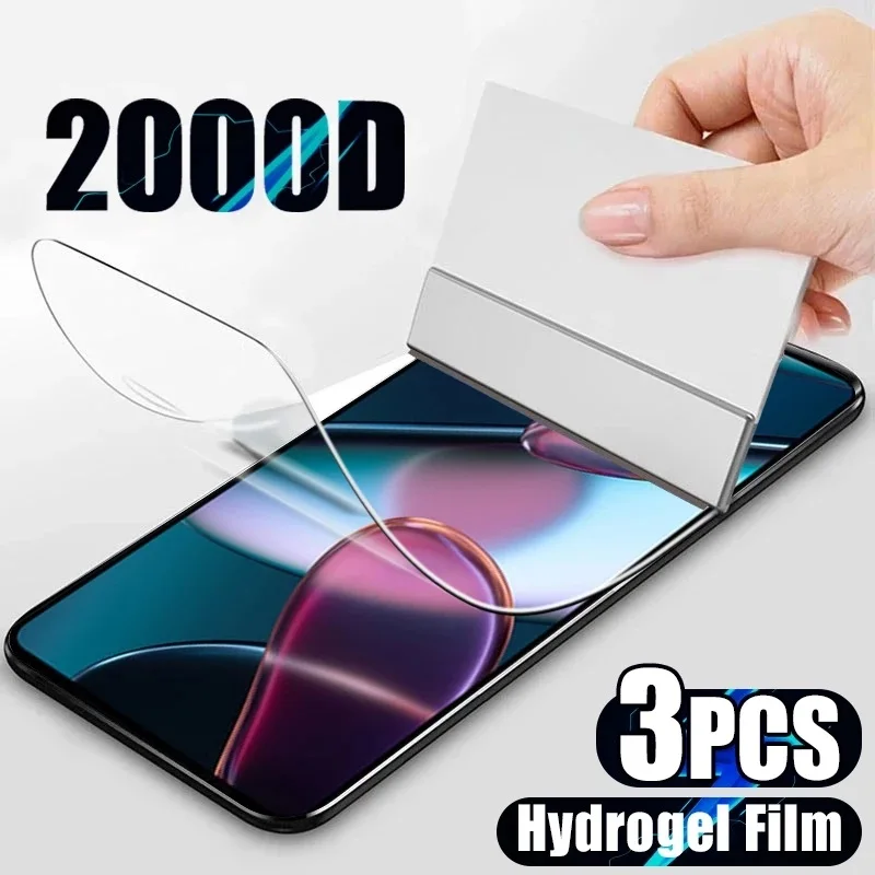 3 buah hidrogel Film untuk UMIDIGI Bison X20 A15T C1 Plus G1 Plus pelindung layar