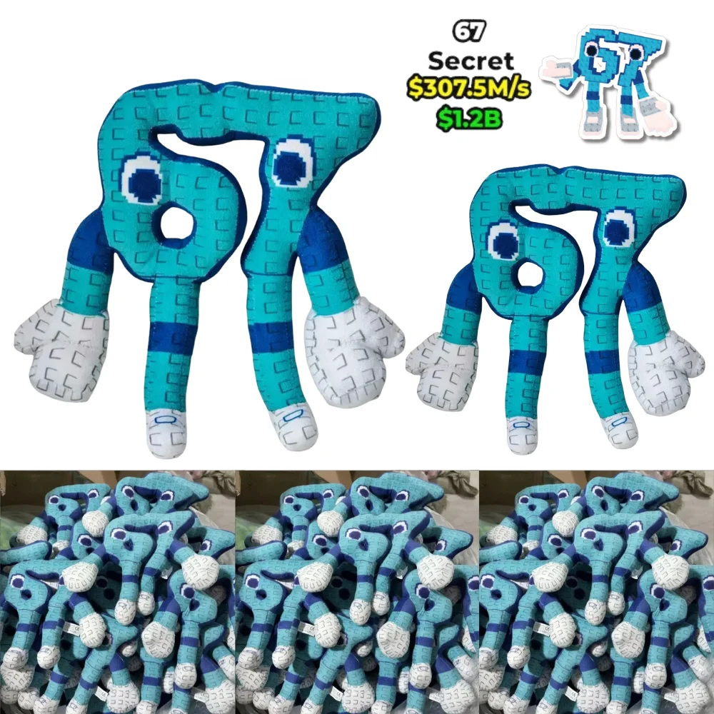 

Steal A Brainrot 67 Plush Doll Steal A Brainrot Plushies Toy 67 Brainrots Italian Brainrot Chair Plush Soft Toy NEW YEAR Gifts