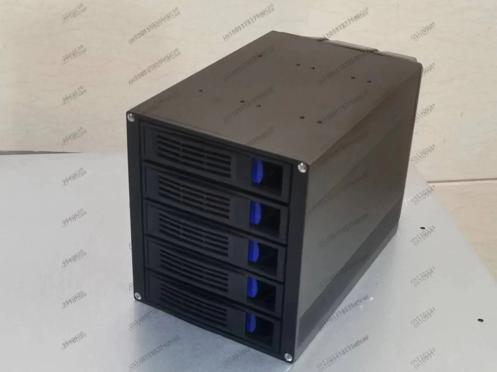 قفص القرص الصلب، الهيكل، 3 توسيع محرك الأقراص الضوئية، مجموعة وحدة قابلة للتبديل السريع 5 بت 3.5 بوصة مع لوحة الكترونية معززة، صندوق NAS مدمج