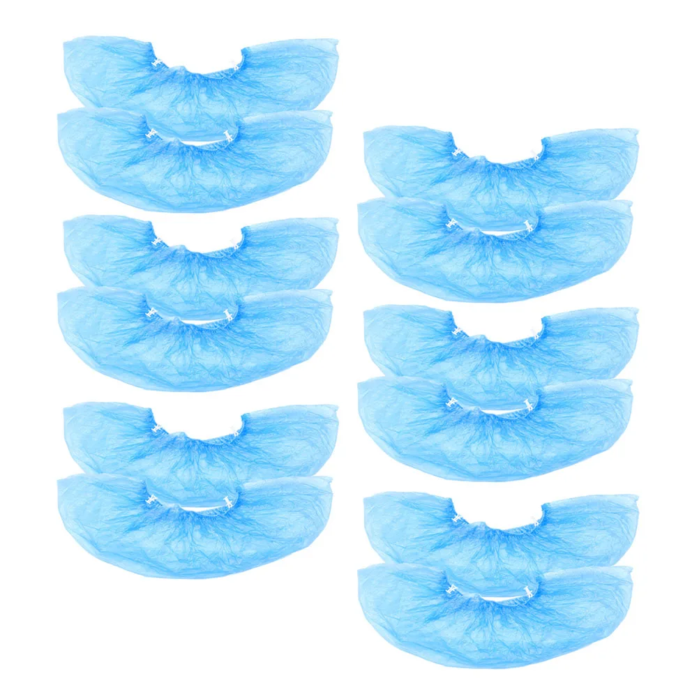 

100 Pcs Shoe Cover Machine PE Material Covers Replace for Hotel Use Breathable Car