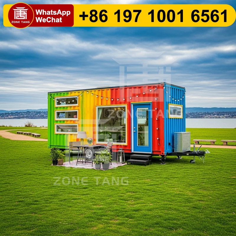 

Eco-Friendly Mobility Mobile Home Flat Pack House Small House Factory Prefab Shipping Container Homes Modern Thermal Insulation