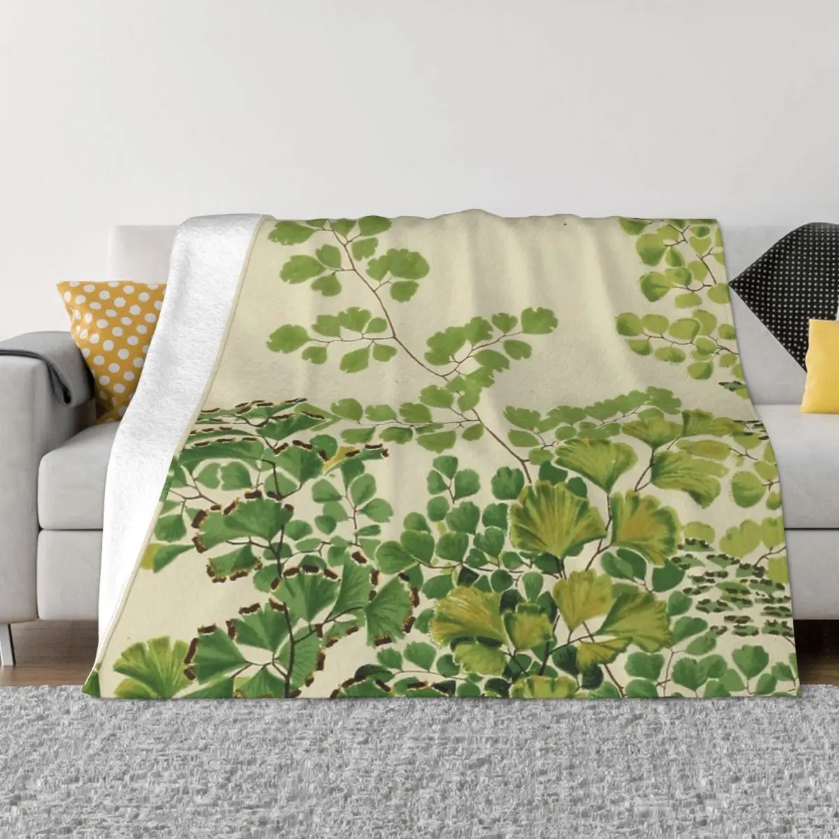 Maidenhair Ferns Quilt Bed Blankets Couple Blankets Home And Decoration Throw Blanket