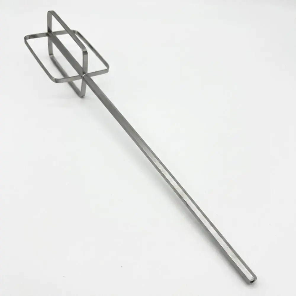 Stainless Steel Paint Mixer Drill Attachment Epoxy Mortar Stirrer Rod High Quality Power Tool Accessory For Coatings